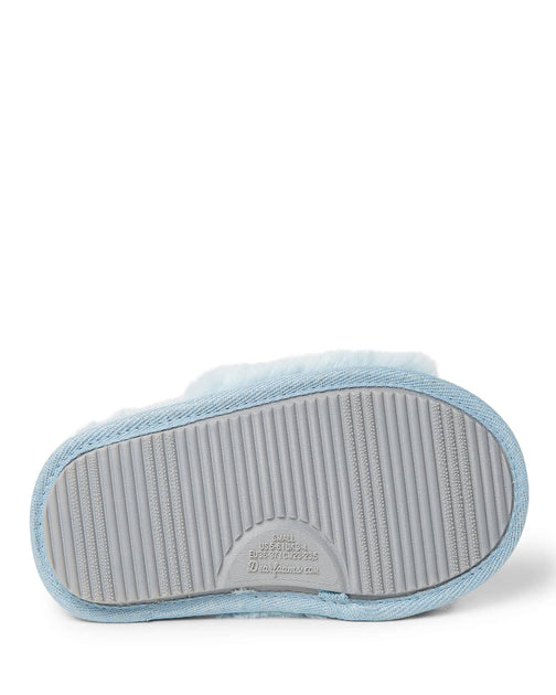 Dearfoams Lane Bridal Slide Slipper White Large 4
