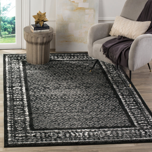 Safavieh Adirondack Teppich Schwarz Silber 3
