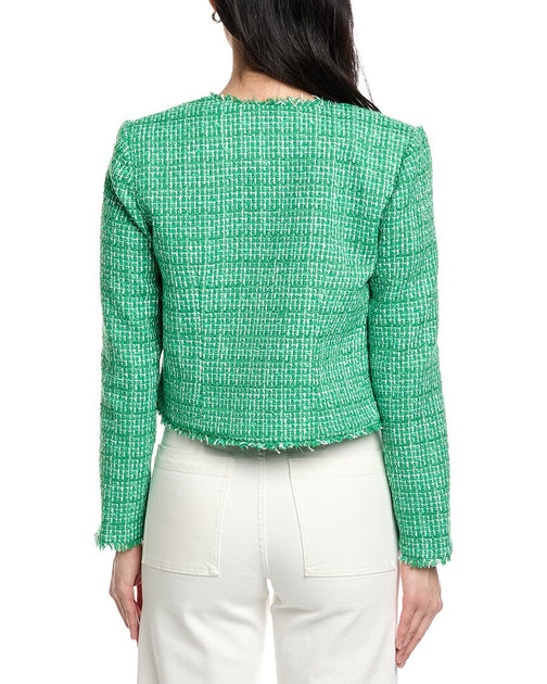 St. John Boxy Jacket Green US 16 3