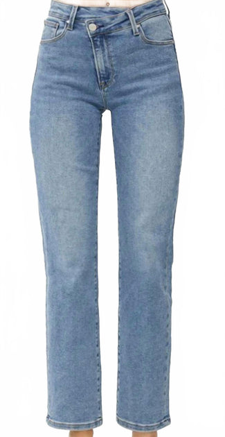 RISEN Kass Crossover Jeans Blue 24 3