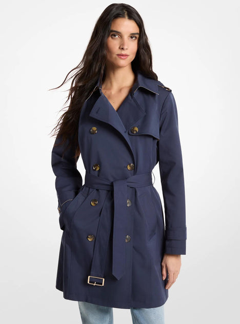 Michael Kors Trench Ceinturé Beige S 4