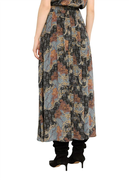 Ulla Johnson Jupe Vanna Bleu US 2 3