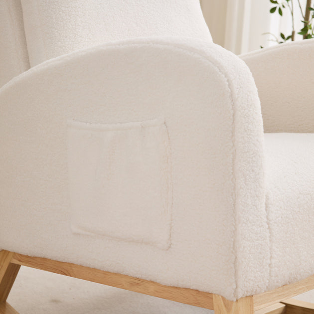 Streamdale Rocking Chair Ivory 4