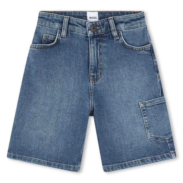 Boss Blue Denim Shorts 3