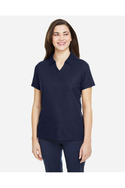 CORE365 Women's Fusion ChromaSoft Pique Polo Blue Small 2