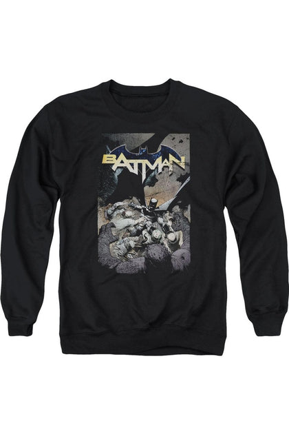 Gildan Batman One Crewneck Sweatshirt Noir XXL 2