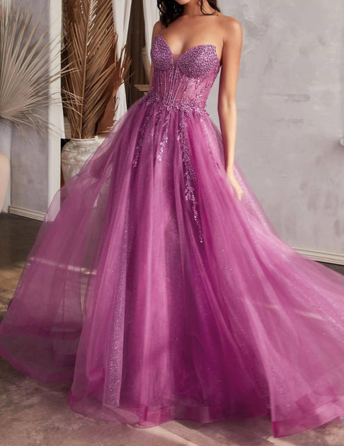 Cinderella Divine Ailiyah Gown Purple US 8 2
