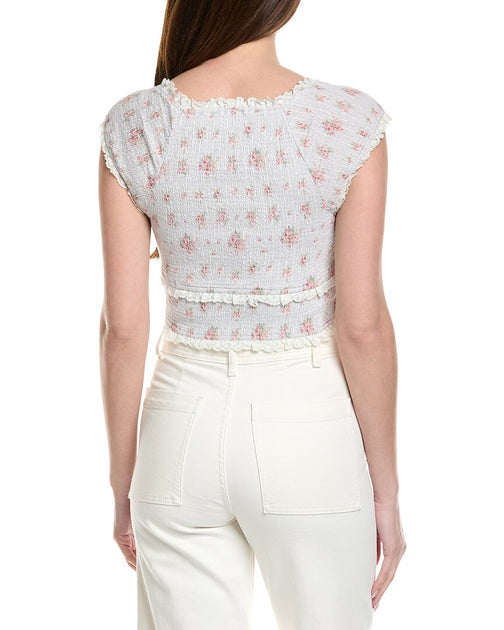 LoveShackFancy Cambron Top White XLarge 3