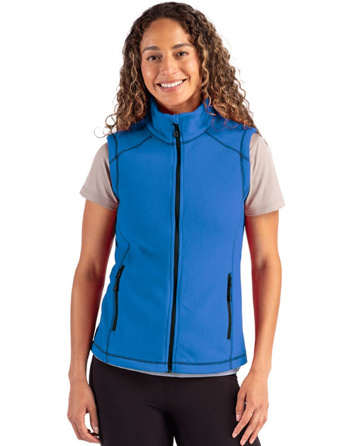 Clique Powder Recycled Fleece Vest Blue Medium 2