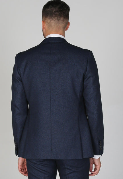 Paul Andrew Arthur Birdseye Blazer Blue 40 3