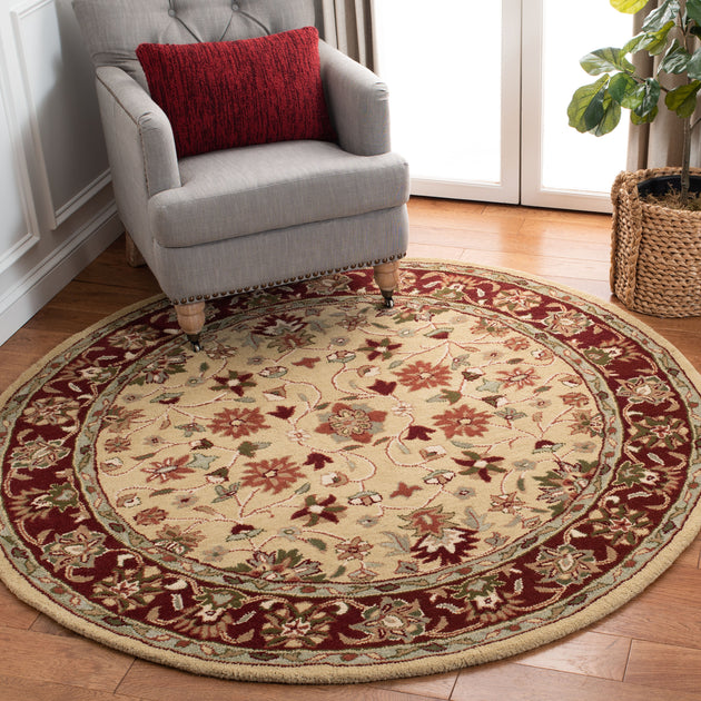 Safavieh HG965 Area Rug Ivory Red 4