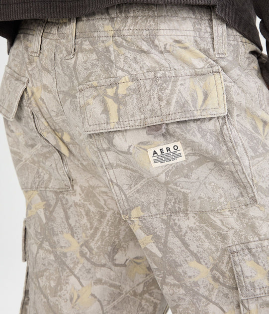 Aeropostale Forest Camo Baggy Cargo Pants Grey XL 4