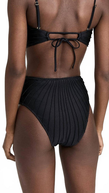 SHANI SHEMER Alice Bikini Bottom Black Medium 3
