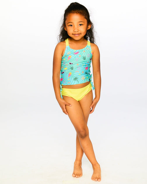 Deux par Deux Two-Piece Swimsuit Green US 3T 3