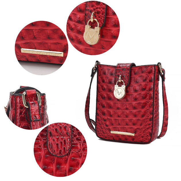 MKF Avery Crossbody Bag Pink Small 4