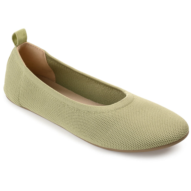 Journee Collection Jersie Flat Grey US 9 2