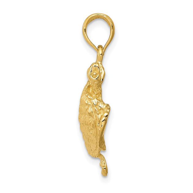 Diamond2Deal Turtle Pendant Yellow Gold 3