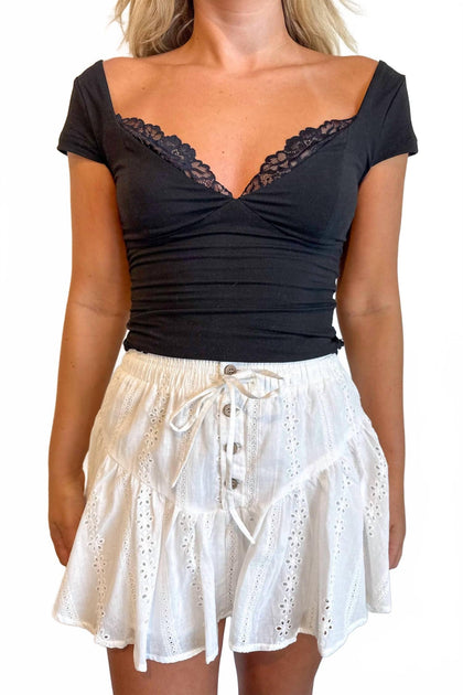 Klesis Cloud Nine Mini Skort White Small 3