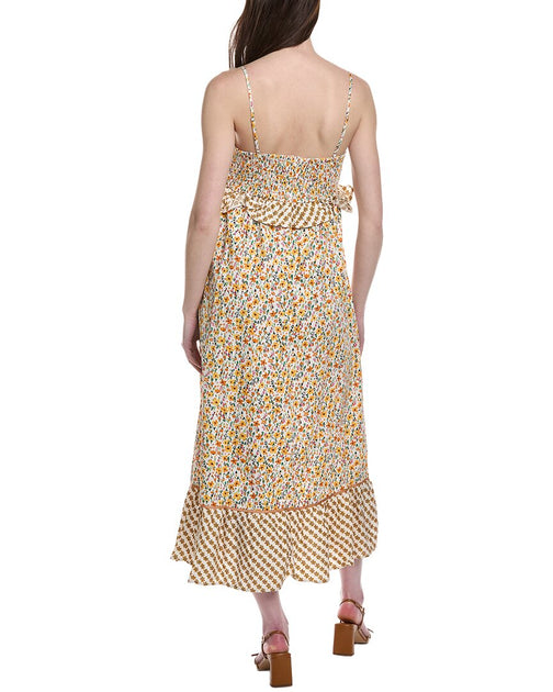 Lost + Wander Spring Sunrise Maxi Dress White XS 3