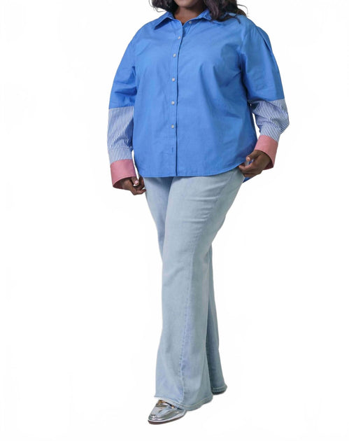 Tanya Taylor Margaux Top Blue 3X 4