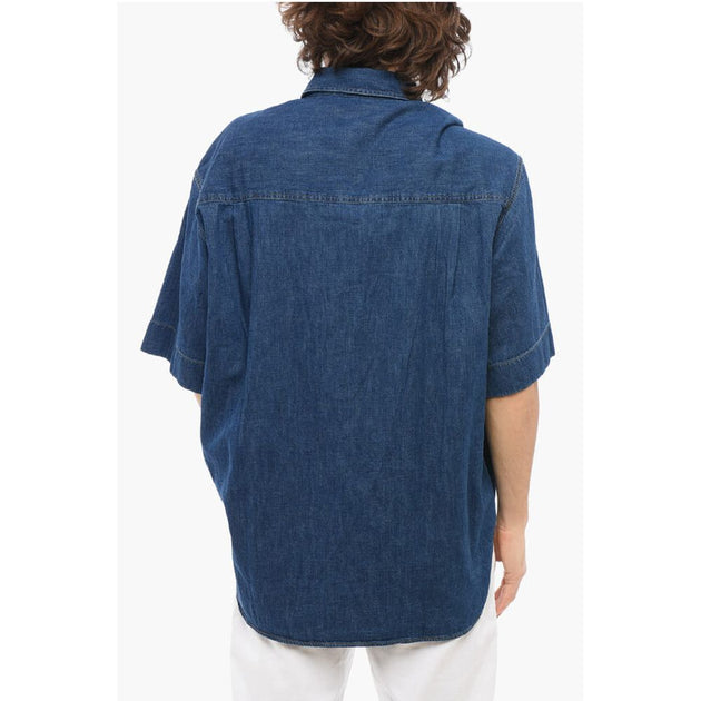 Studio Nicholson And Linen Oversized Sorono Men's Shirt