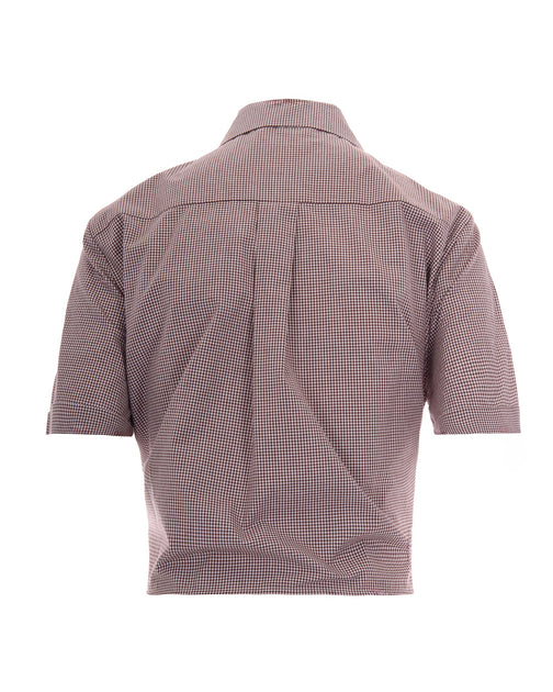 Liu Jo Choco Square Gingham Shirt Pink EU 38 3