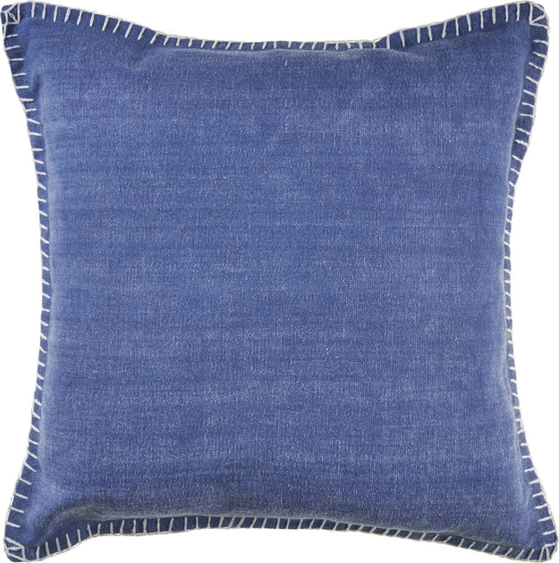 Hivvago Throw Pillow Blue 24 inch Set of 2 2