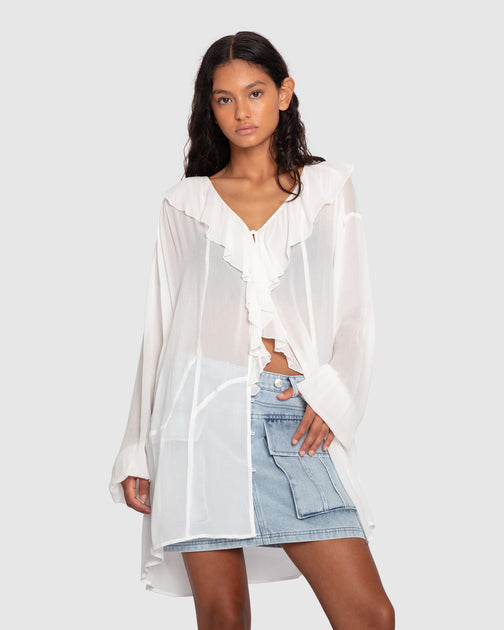 Belle & Bloom Send Love To You Chemise Blanc Medium 2