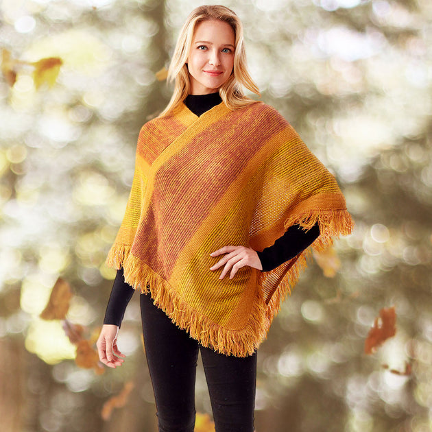 TRUEDAMES Poncho Blue One Size 2