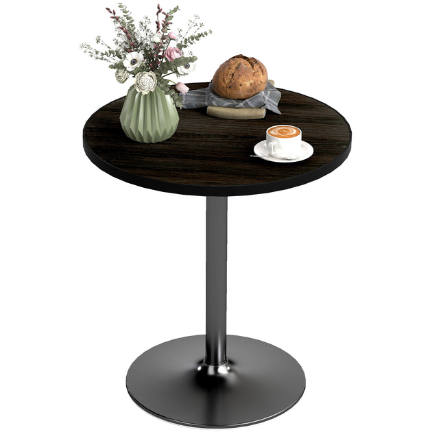 Hivvago Round Dining Table Black 2
