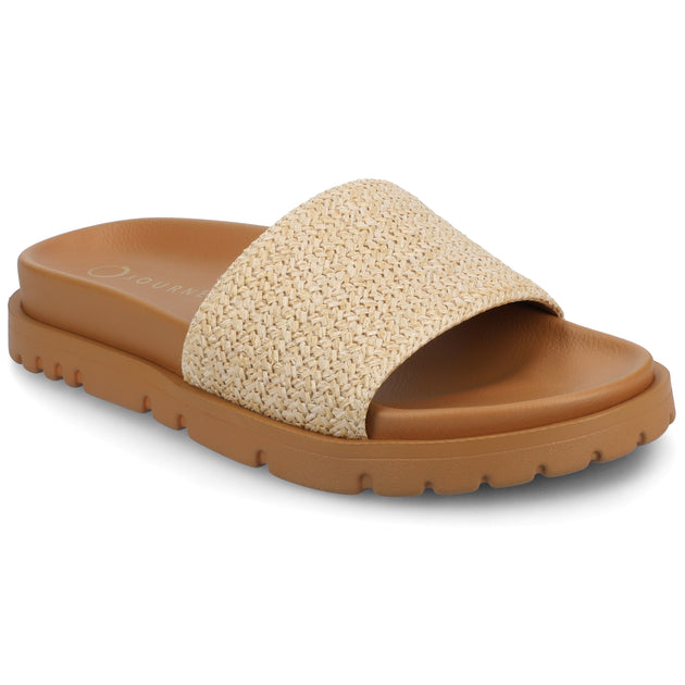 Journee Collection Starr Sport Sandals White US 7 2