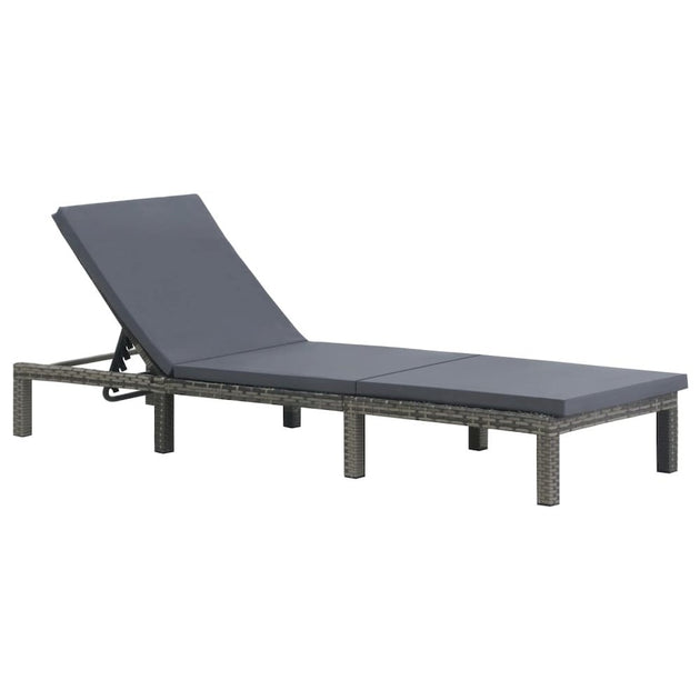 vidaXL 47752 Sun Lounger Anthracite 2
