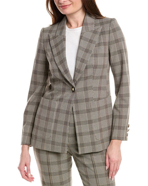 Elie Tahari Blazer Gris US 8 2
