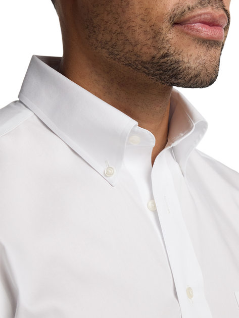 Paul Fredrick Pinpoint Dress Shirt White US 15.5 35/36 4