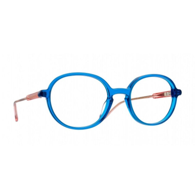 Caroline Abram 70 Oval Sunglasses Blue 2