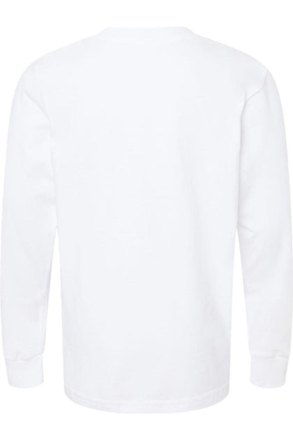 Next Level 3600 Youth Long Sleeve T-Shirt White Small 3