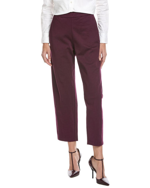 Eileen Fisher Ankle Lantern Pant Red XS 2