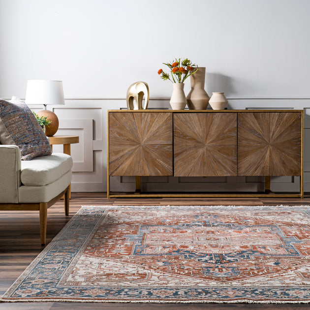 Tapis nuLOOM Harriet à Médaillons 4
