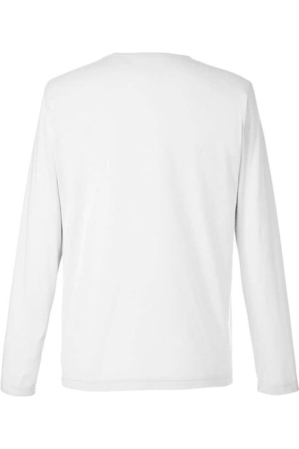 CORE365 Fusion ChromaSoft Performance Long Sleeve T-Shirt White 5XLarge 3
