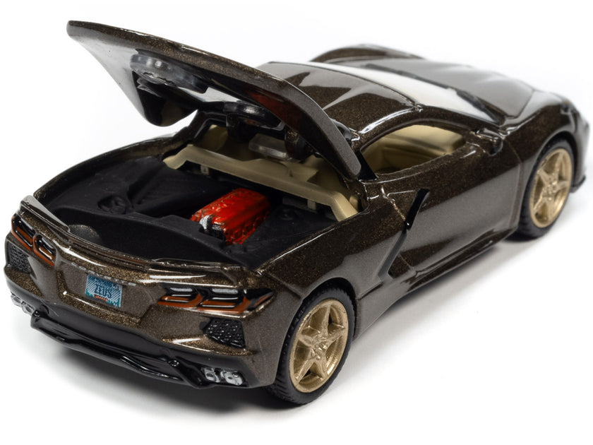 Auto World 2020 Chevrolet Corvette Modellauto Bronze Metallic 1/64 2