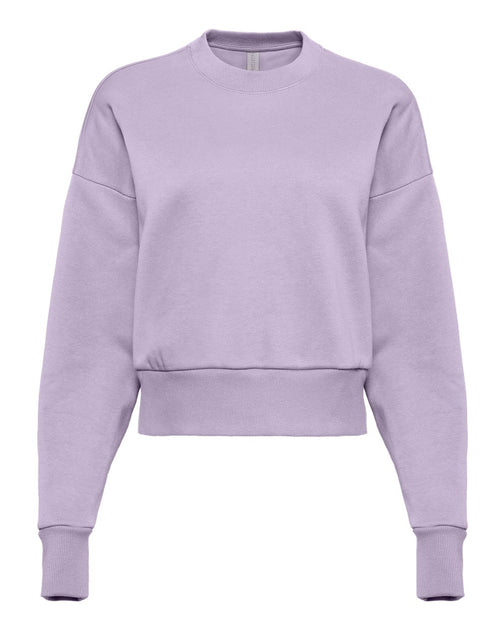 Next Level 6733 Crewneck Sweatshirt Purple Medium 2
