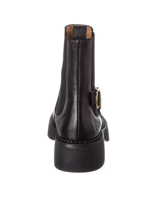 Salvatore Ferragamo Tia Boot Black US 8.5 4