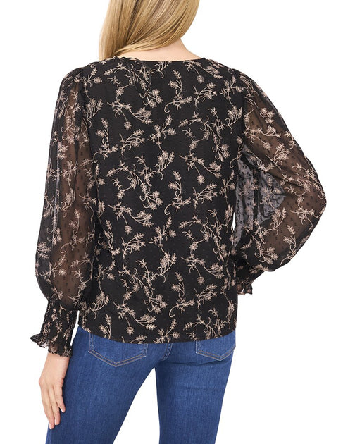 CeCe Blouse Blouse Black XLarge 3