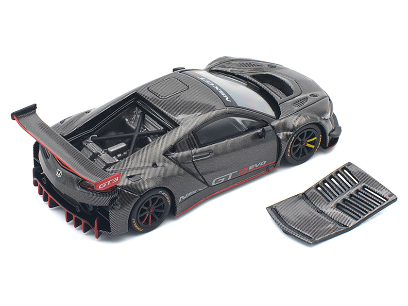 Pop Race Honda NSX GT3 EVO22 Carbon Edition 1/64 Modellauto 4