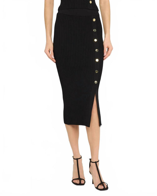 Veronica Beard Tanner Midi Skirt Black Small 2