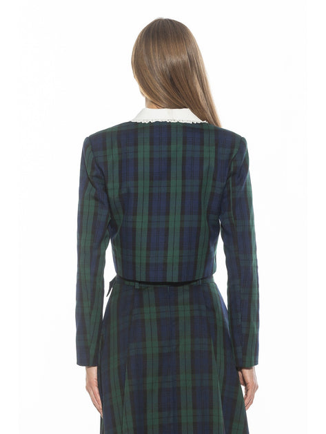 Alexia Admor Amelia Jacket Blue US 10 4