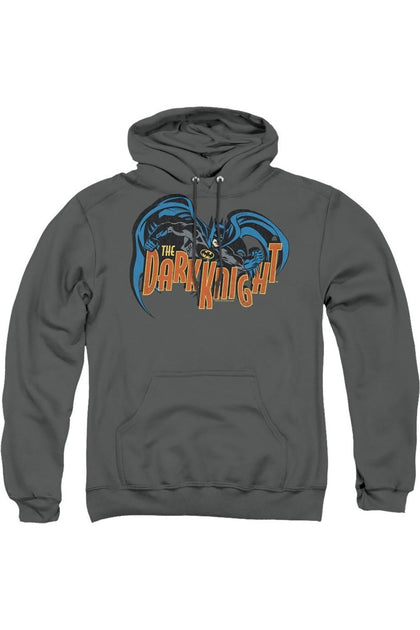 Gildan Batman Retro Dark Knight Hoodie Grey XXL 2