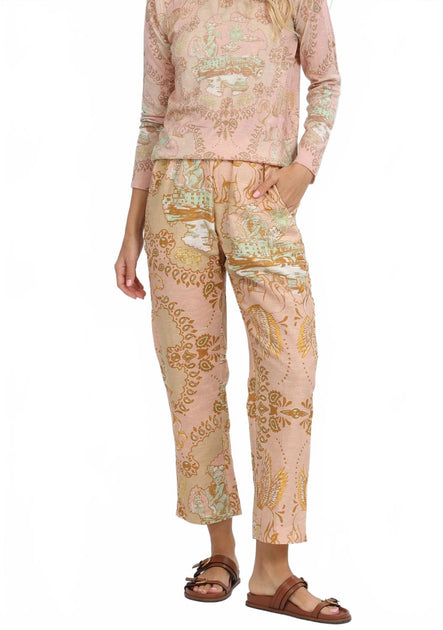 Las Surenas Italian Coast Pant Pink XS 2
