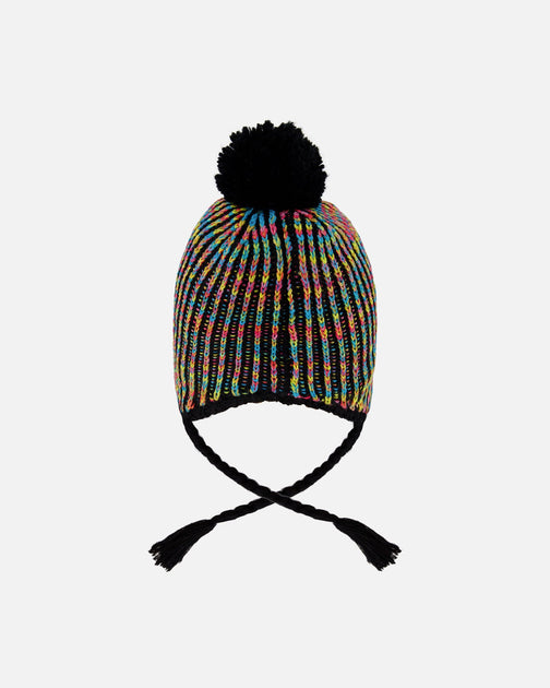 Deux par Deux Peruvian Knit Hat Multicolor US 5T 4