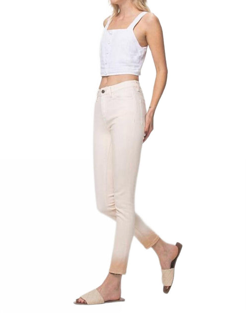 Flying Monkey Oliver Ombre Skinny Jeans Beige 26 3
